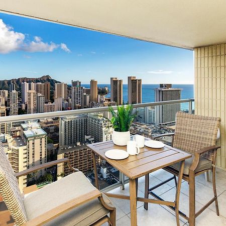 Ocean & Diamond Head View Studio At Waikiki Honolulu Exterior photo