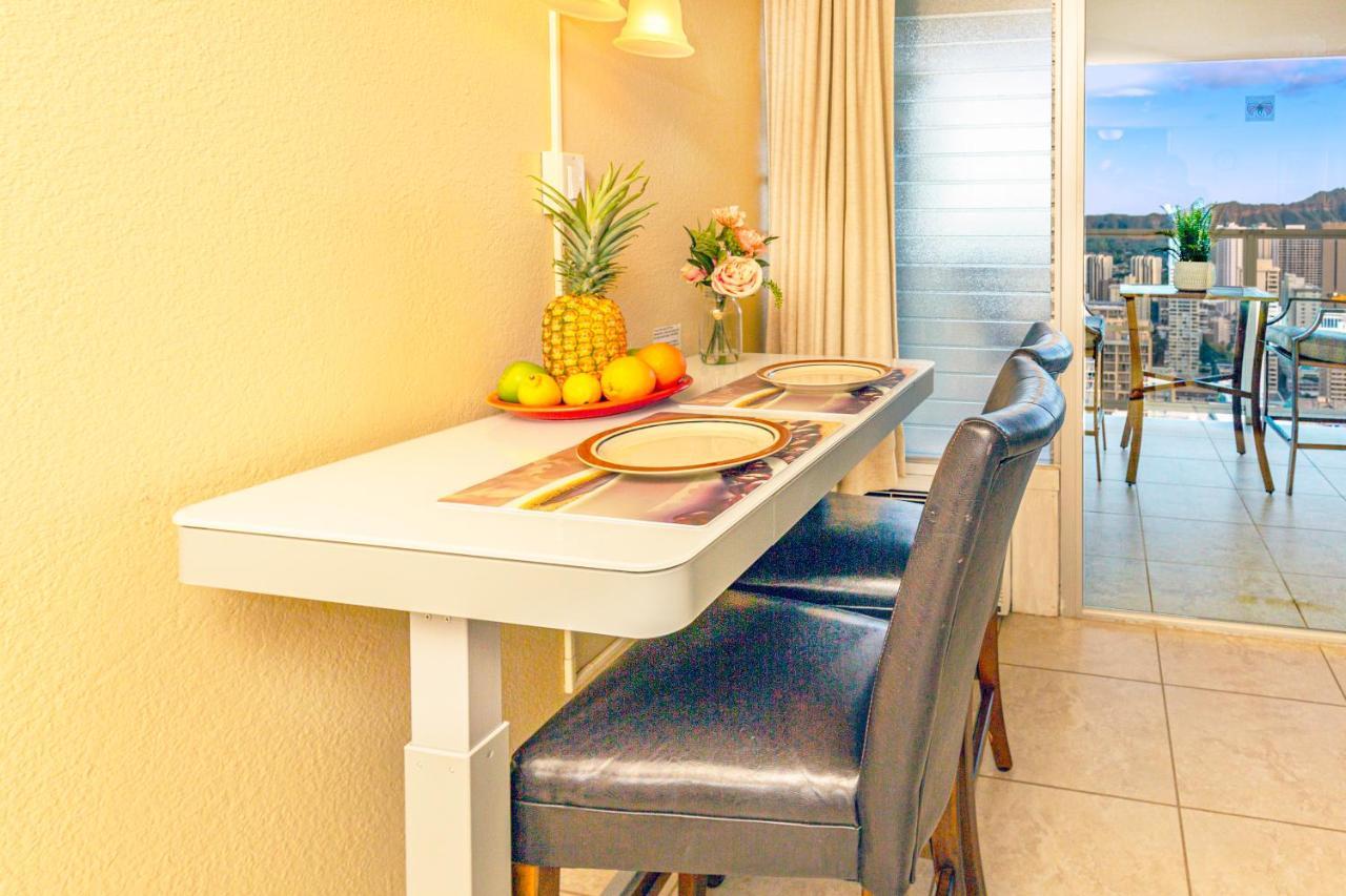 Ocean & Diamond Head View Studio At Waikiki Honolulu Exterior photo