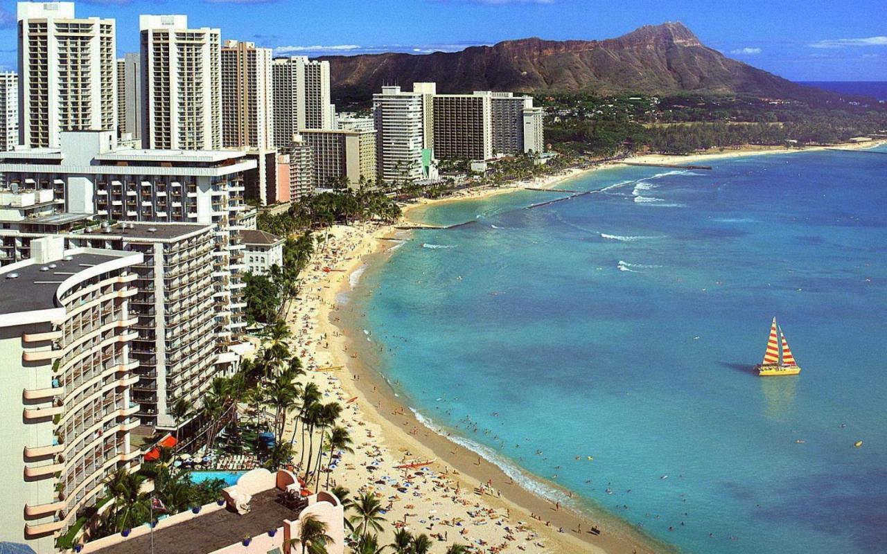 Ocean & Diamond Head View Studio At Waikiki Honolulu Exterior photo