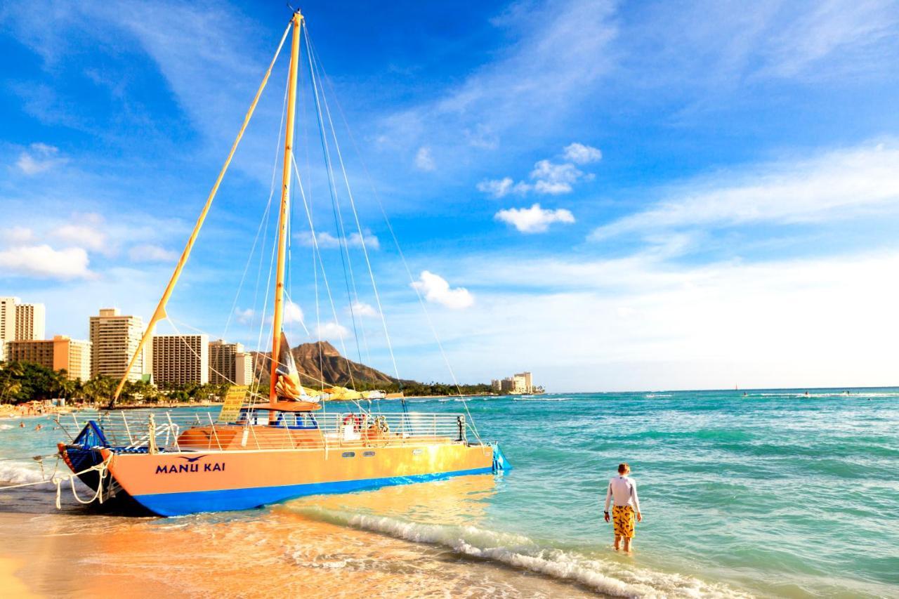Ocean & Diamond Head View Studio At Waikiki Honolulu Exterior photo